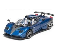shuishuicui Modèle de Voiture 1/32 pour Pagani Huayra Roadster, Jouet moulé sous Pression, décoration de Collection, commémorative pour Hommes, 6 Pouces(Blue)