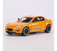 shuishuicui Modèle de Voiture 1/64 pour Mazda RX-8, Jouet en Alliage, à Collectionner, Cadeau pour Homme, Ornement de Bureau décoratif, Objet commémoratif(Yellow)