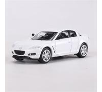 shuishuicui Modèle de Voiture 1/64 pour Mazda RX-8, Jouet en Alliage, à Collectionner, Cadeau pour Homme, Ornement de Bureau décoratif, Objet commémoratif(White)