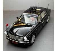 shuishuicui Modèle de Voiture échelle 1:24 pour Le 80e Anniversaire de Hongqi, Jouet en Alliage, 22 cm, Ornement de Bureau, Objet de Collection