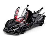 shuishuicui Modèle de Voiture en Alliage Apollo Evo 1/18, Jouet de 27 cm, décoration de Bureau pour Hommes et garçons, Collection de Souvenirs(Black)