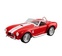 shuishuicui Modèle de Voiture en Alliage pour Ford Mustang Cobra Cabriolet, 20 cm, Cadeau, Jouets, Collection, décoration, mémorial, Hommes, 1/22(Red)