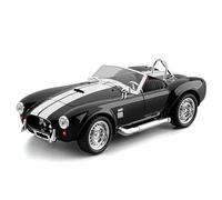 shuishuicui Modèle de Voiture en Alliage pour Ford Mustang Cobra Cabriolet, 20 cm, Cadeau, Jouets, Collection, décoration, mémorial, Hommes, 1/22(Black)