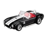 shuishuicui Modèle réduit de Voiture 1:24 pour Ford Cobra Cabriolet, Voiture de Sport en Alliage, Jouet de Collection, décoration de Bureau pour Hommes, 8 Pouces(Black)