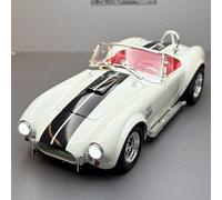 shuishuicui Modèle réduit de Voiture 1:24 pour Ford Cobra Cabriolet, Voiture de Sport en Alliage, Jouet de Collection, décoration de Bureau pour Hommes, 8 Pouces(White)