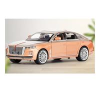 shuishuicui Modèle réduit de Voiture moulée sous Pression à l'échelle 1:24, Hongqi H9, Voiture de cérémonie moulée sous Pression - Bureau décoratif de 8 Pouces, à Collectionner pour Hommes(Natural)