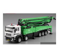shuishuicui Modèle réduit de Voiture moulée sous Pression, échelle 1:50, Camion de Pompiers, véhicule d'ingénierie, Jouet décoratif de 30 cm, Fonction de tir à l'eau(Green)