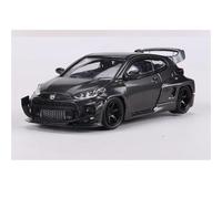 shuishuicui Modèle réduit de Voiture Toyota Yaris Rocket Bunny en Alliage à l'échelle 1:64, Jouet de Collection, 7 cm, décoration de Bureau, Cadeau pour Homme(Black)