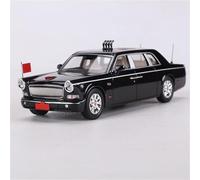 shuishuicui pour Hongqi CA7601, modèle réduit de Voiture moulé sous Pression, Jouet de Collection, décoratif, Bureau, Cadeau pour Homme, Noir, 7 cm, 1:64
