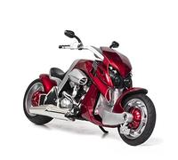 shuishuicui pour Moto 1 12 Alliage De Simulation avec Contrôle De La Force Sonore Et Lumineuse Modèle Jouet Cadeau(Rouge)