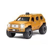 shuishuicui pour Voiture Neuve 1 24 Simulation Alliage Acousto-Optique Modèle Manuel Voiture Jouet(Yellow)