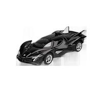 shuishuicui Voiture de Sport Apollo Evo 1/36, modèle de Voiture en Alliage, Jouet de Collection, décoration, 5 Pouces, Bureau, garçon, Homme, commémoration(Black)