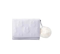 SHUIXIAYUE Petit portefeuille de dessin animé mignon court portefeuille femme couleur unie motif mignon simple multi carte sac zéro portefeuille, Canapé double 2, Taille unique