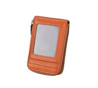 SHUIXIAYUE Porte-cartes de visite en cuir de vache véritable de qualité supérieure avec plusieurs emplacements pour cartes, organiseur fin pour homme et femme, blanc, Taille unique