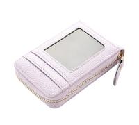SHUIXIAYUE Portefeuille court avec fermeture éclair autour du porte-monnaie pour femme Motif litchi uni, Canapé double 2, Taille unique