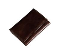 SHUIXIAYUE Portefeuille court en cuir véritable, multi-fentes pour collecte de cire d'huile, porte-cartes de visite pour homme et femme, portefeuille rétro, Petit 2, Taille unique