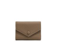 SHUIXIAYUE Portefeuille en cuir synthétique, petit portefeuille pour femme, portefeuille de luxe, porte-cartes, multi-usage, fermeture éclair, en cuir de vachette court, gris, Taille unique