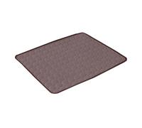 SHUIXIAYUE Tapis rafraîchissant d'été pour chien et chat - Très grande taille - Accessoires pour animaux de compagnie - Couverture durable pour canapé et chat - Café - Taille XL : 100 x 75 cm