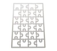 SHUIXIN Cutting Dies Stencil, Puzzle Metal Cutting Dies Pochoir DIY Scrapbooking Album Paper Card Template Mold Embossing Decoration