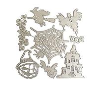 SHUIXIN Matrices de découpe en métal pour Halloween - Pochoir pour scrapbooking, album, carte en papier, gaufrage, décoration
