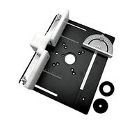 SHUIYUE Ensemble de 3 Routeur Table Insert Plaque en Alliage D'aluminium Bois Fraisage Flip Board Machine De Découpe Gravure Outil Auxiliaire Bancs De Travail du Bois