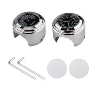 SHUIYUE Horloge de Guidon de motoHorloge de Guidon de Moto Universelle thermomètre de vélo étanche de Remplacement pour Motos vélos 22mm-25.4mm7/8