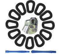 SHUIYUE Lot de 12 joints en caoutchouc universels de jerrican, joints de bec de carburant pour bidons de carburant de 5 l, 10 l, 20 l, avec poignée transversale, 1 poignée ronde