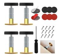 SHUIYUE Lot de 4 ButéEs de Stabilisation et Anti-Tremblement RéGlables pour Cadre de Lit, TêTe de Lit, Chevet, Anti-Secousses pour Lits, Armoires, CanapéS, 30-87 mm