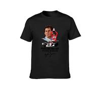 SHUIZILANG Ayrton Senna 1990-1994 Legends Never Die Mens T-Shirt Black XL