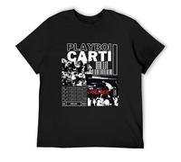 SHUIZILANG Playboi Carti T-Shirt Black S