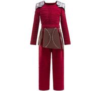 Shukqueen Costume de costumade pour filles - Dragon Astrid - Costume d'Halloween et de Noël - 3 pièces - 120 cm
