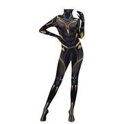 Shukqueen Unisexe SuperHéros Panthère Noire Cosplay Costume Halloween Bodysuit pour Enfants Adulte - Wakanda 190