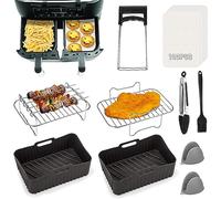 Shulltji Accessoires de friteuse à air Chaud pour Ninja Foodi AF400EU, AF300EU, Emerio, Princess, Innsky, COSORI, Tower 7,6L/8L/9L/9,5L friteuse à air Chaud Double Zone