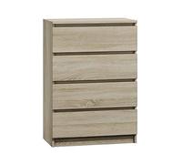 Shumee M4 Malwa Commode 4 tiroirs 40 x 70 x 97 cm