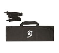 Shun Rouleau de Couteaux, 8 Fentes pour Couteaux de Cuisine, étui de Transport, 49,5 x 45,7 cm, Noir