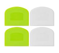 SHUNCHG 4 pièces Corne Patisserie Coupe Pate Boulangerie Spatule Plastique Racloir Spatules pour Pain Cuisine Ustensiles a Pâtisserie Corne de Boulanger Racloir Patisserie