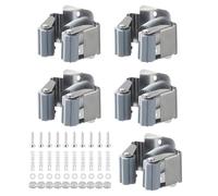 SHUNCHG 5 Pièces Accroche Balai Mural avec Vis Acier Inoxydable Support Balais Cuisine Salle de Bain Jardin Garage Multifonctionnel Porte-balai Mural