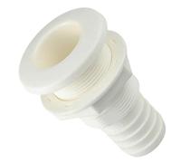 shundeed Raccords De Coque en Plastique ABS Blanc 5/8 Po, 3/4 Po, 1 Po, 1-1/4 Po, 1-1/2 Po for Quincaillerie Marine(32mm)