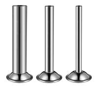 Shunfaji Lot de 3 Tubes de Remplissage à saucisses de Acier Inoxydable pour Moulin à Viande, Accessoire pour Kitchenaid,Accessoire De Hachoir à Viande, Accessoires pour Batteur sur Socle(E)