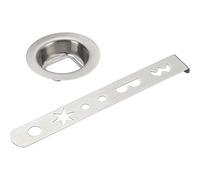 Shunfaji Moule à Pâtisserie pour Hachoir à Viande en Kitchen Aid, Acier Inoxydable Pâtisserie/Biscuit Accessoires,Accessoire pour Kitchen Aid, Compatible avec Mixeurs Kitchen Aid (D)