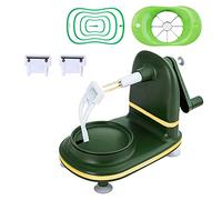 Shunfaji Pèle-Pommes avec Ventouse et Coupe-Pomme Trancheur, Acier Inoxydable Ultra Aiguisées, Machine à éplucher Cinq Secondes, Eplucheur Multifonctionnel pour Pommes, Pommes de Terre, Poires