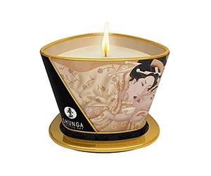 Shunga Bougie de Massage Desire Vanille fétiche