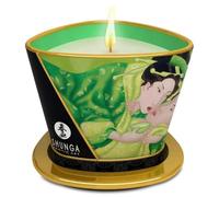 SHUNGA Bougie de Massage Lueur et Caresse Thé Vert Exotique 170 ml