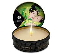 Shunga Bougie de massage Lueur et Caresse Thé Vert Exotique – 30 ml