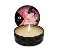 Shunga Mini bougie de massage aphrodisiaque rose 1pc