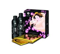 Shunga Coffret Massage Erotique Corps à Corps Oriental Fraise