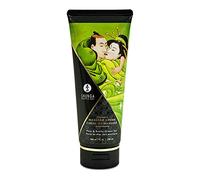 Shunga Crème de massage Délectable Poire et Thé Vert 200 ml