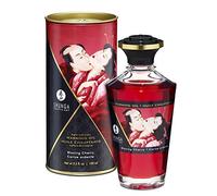 Shunga Huile Aphrodisiaque Baisers Intimes -cerise ardente