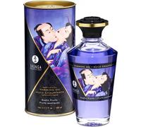 Shunga - Huile De Massage À Effet Chauffant, Goût Fruits Exotiques, 100 Ml