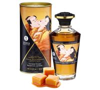 Shunga – Huile chauffante aphrodisiaque – Baisers au caramel – 100 ml